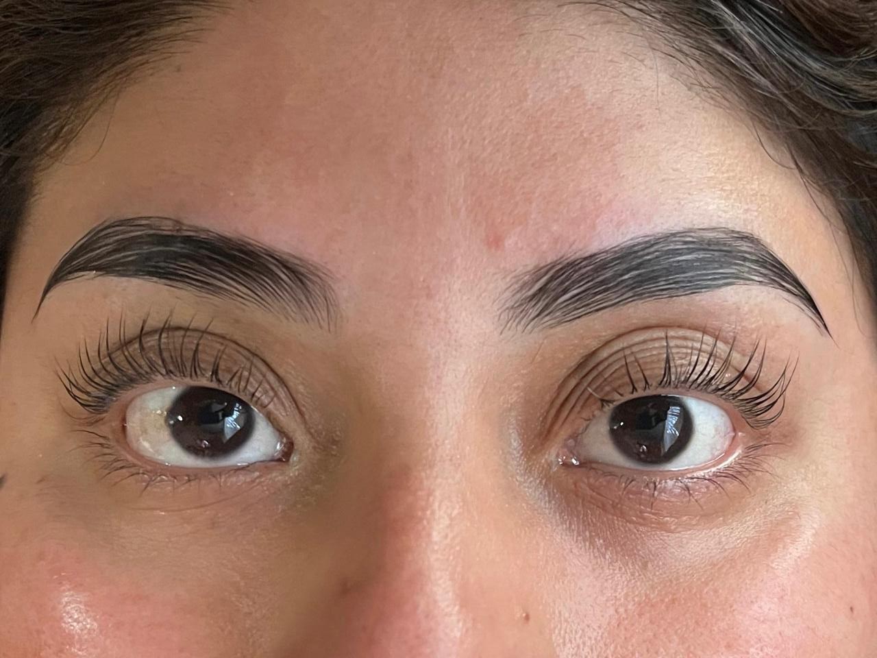 Resultado de lifting de pestañas natural